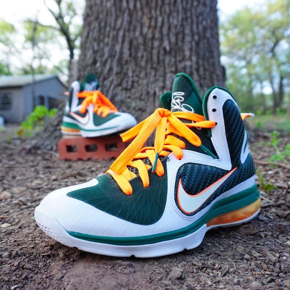 nike lebron 9 miami hurricanes
